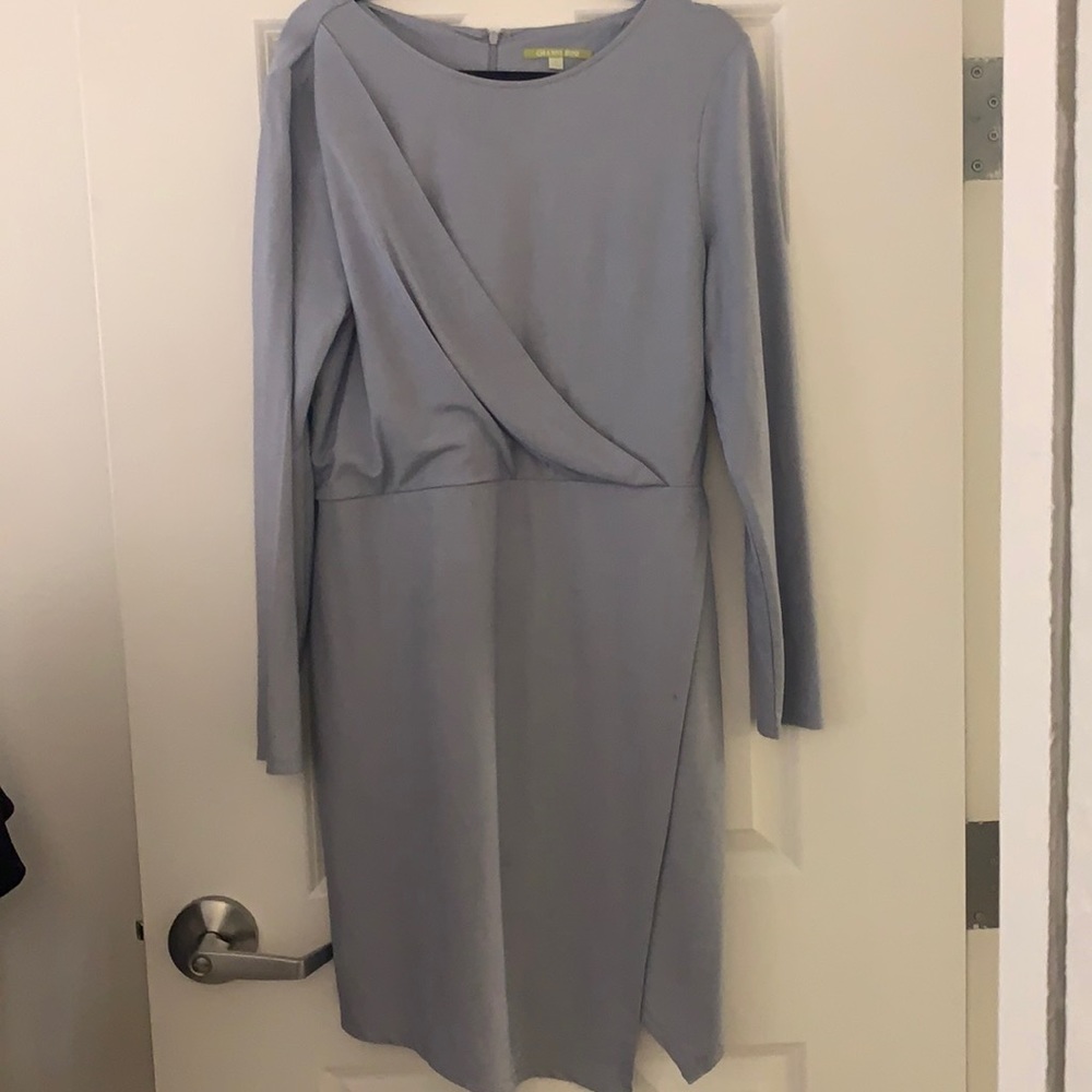 Pale blue asymmetric Gianni Bini dress